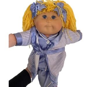 Cabbage Patch Kids 2001 Toys R Us 1st Edition Doll Yellow Yarn Hair Blue PJs